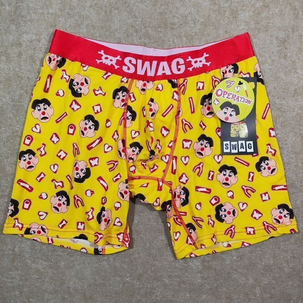 Swag Mens Operation Hasbro Gaming Boxer Brief #J